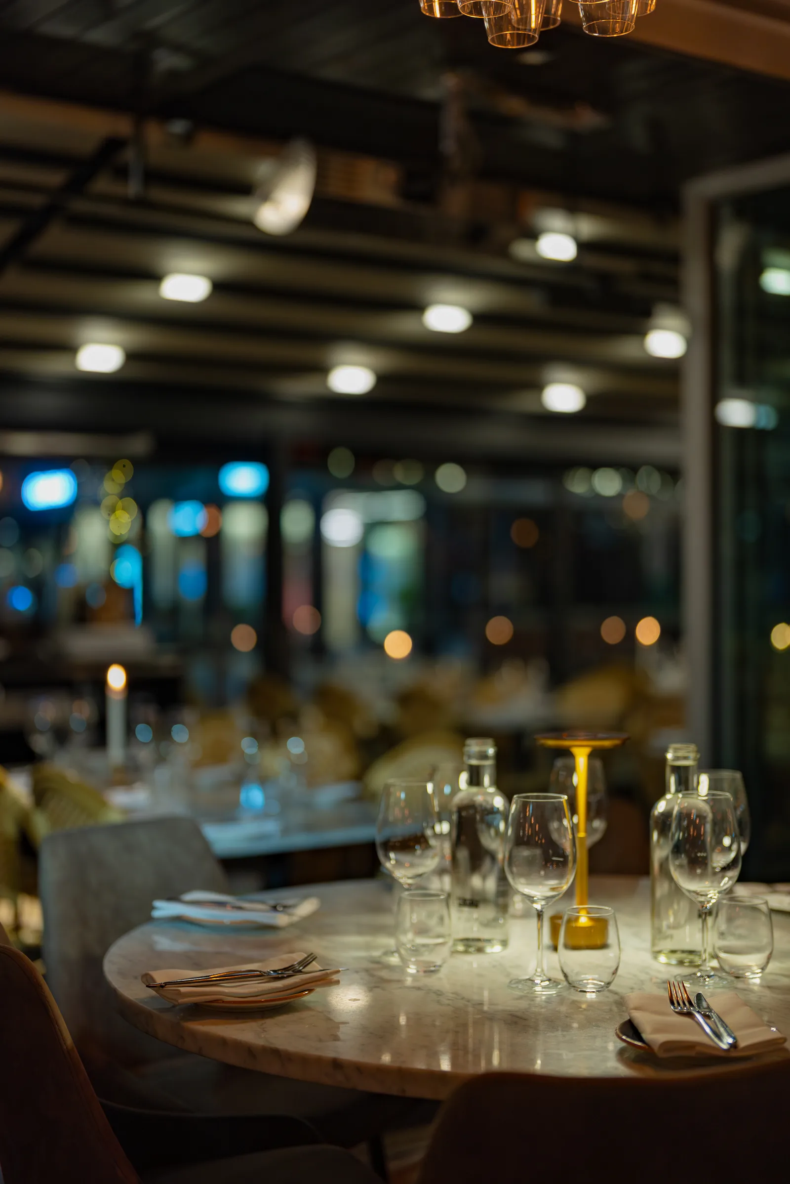 Set table at Piatti